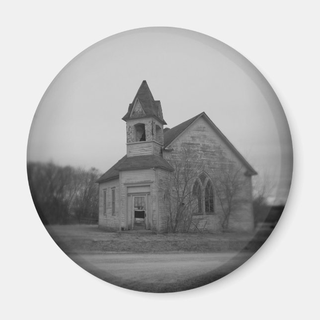 Abandoned Church Magnet (Front)