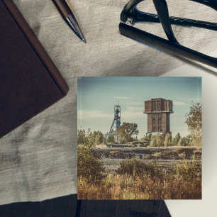 Abandoned coal mine paperweight