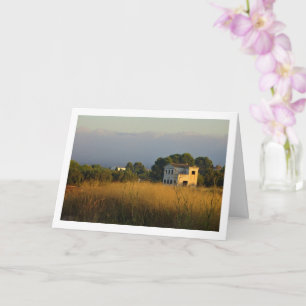 Abandoned Country Farmhouse Landscape Card