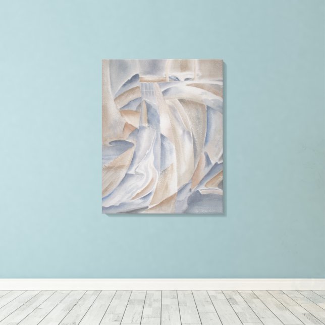 Abandoned Dam Canvas Print (Insitu(Wood Floor))