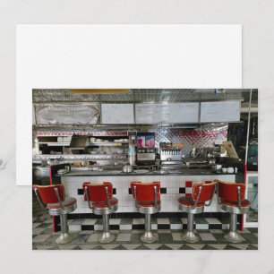 Abandoned Diner Holiday Card