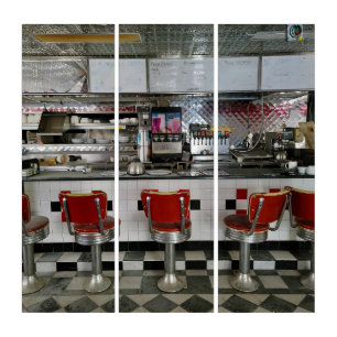Abandoned Diner Triptych