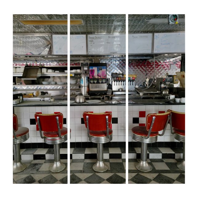 Abandoned Diner Triptych (Front)
