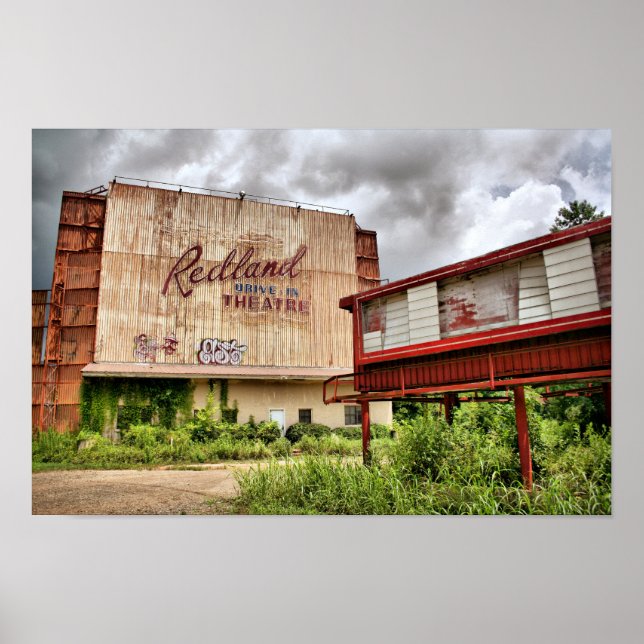 Abandoned Drive in Movie Theater Poster (Front)