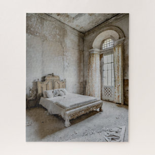 Abandoned Fantasy French Chateau Bedroom Jigsaw Puzzle