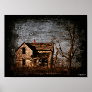 Abandoned Farm House Poster