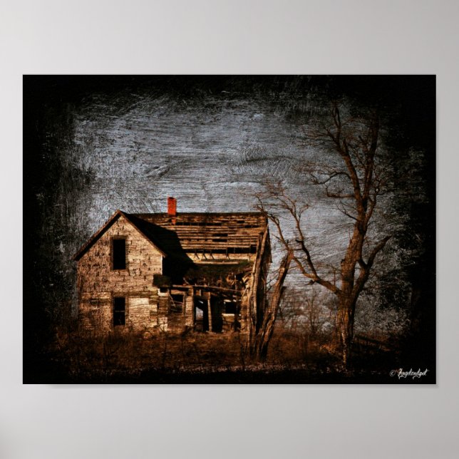 Abandoned Farm House Poster (Front)