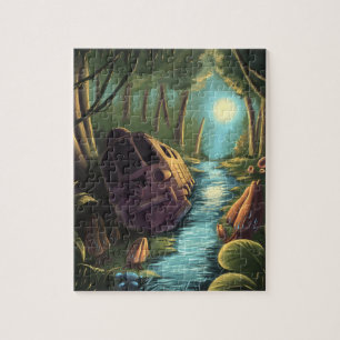 Abandoned frain jigsaw puzzle