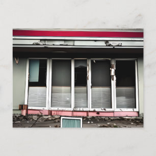 Abandoned Hotel Lost Spaces Debilitated Postcard