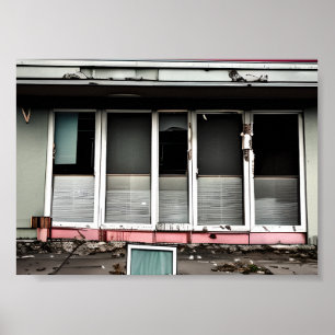 Abandoned Hotel Lost Spaces Debilitated Poster