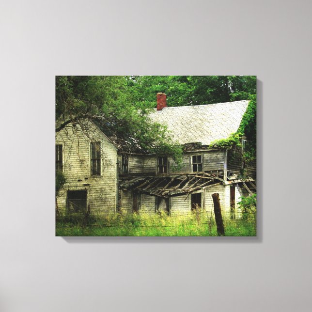 Abandoned House Canvas Print (Front)