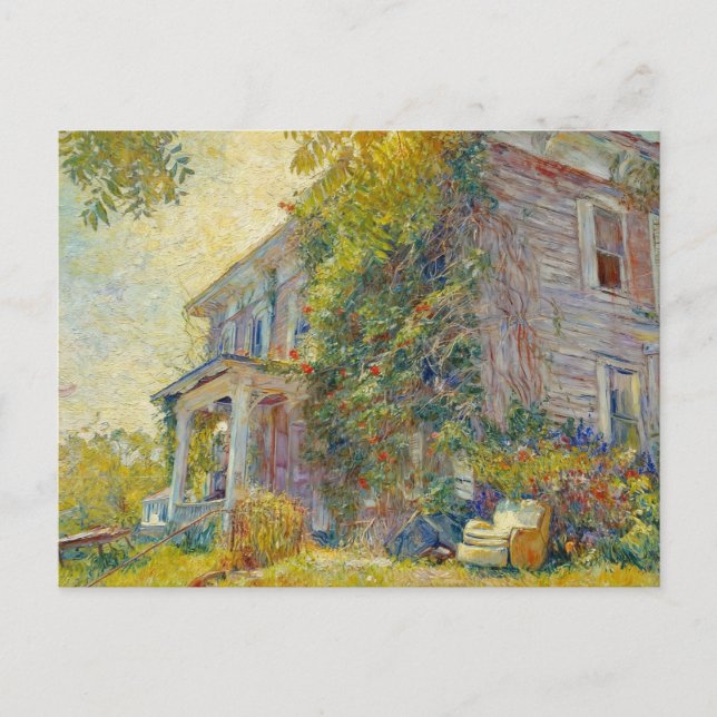 Abandoned House in Burlington, Iowa   Postcard (Front)