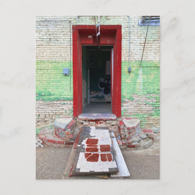 Abandoned House in Maricopa California Postcard (Front)