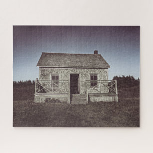 Abandoned House on Ile Bonaventure, Quebec Canada  Jigsaw Puzzle