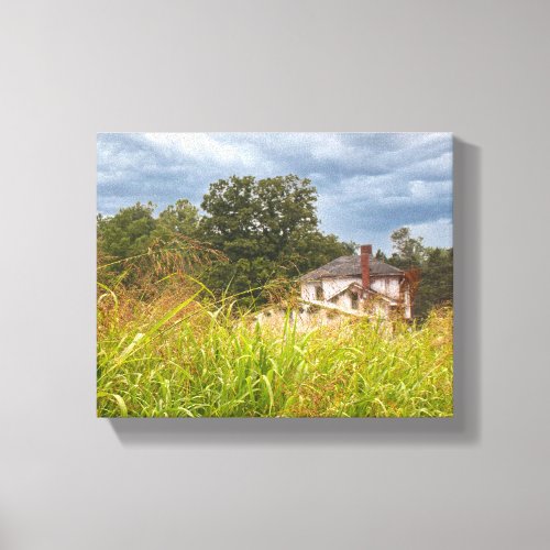 Abandoned House Photograph Canvas Print