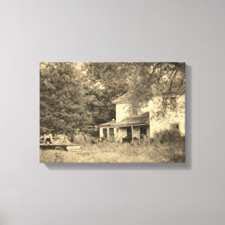 abandoned Iowa House Canvas Print