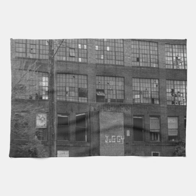 Abandoned Manufacturing Building Kitchen Towel (Horizontal)
