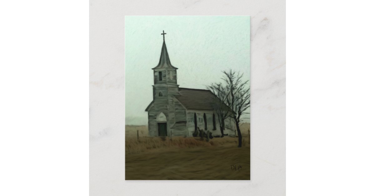 Abandoned Milford Church Postcard | Zazzle