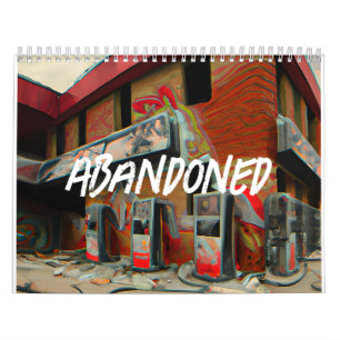 Abandoned Places and Spaces AI Art Calendar