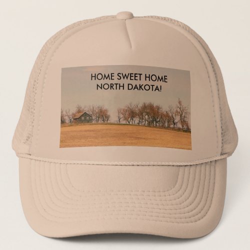 Abandoned Prairie Homestead In North Dakota 3B Trucker Hat