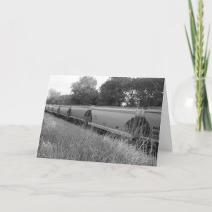 "Abandoned Railroad Cars" Get Well Card #2