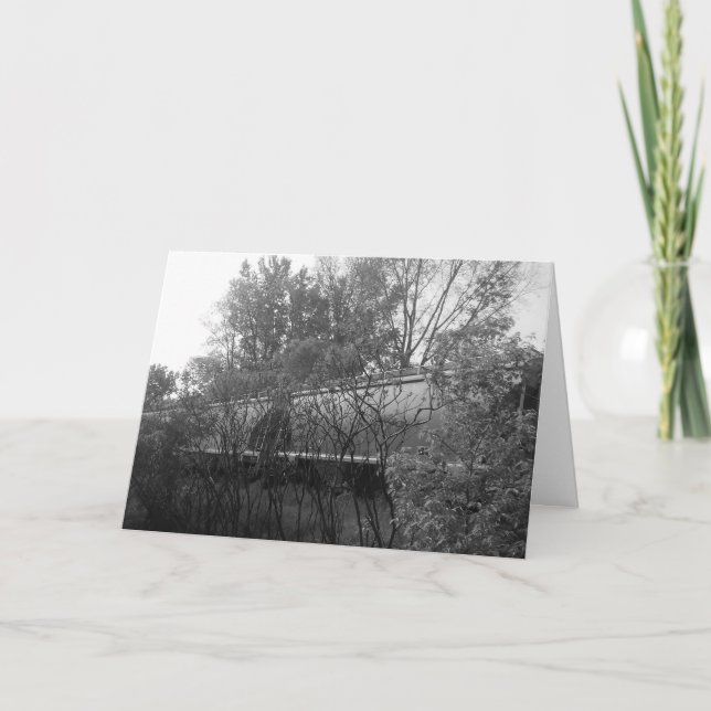 "Abandoned Railroad Cars" Get Well Card #3 (Front)