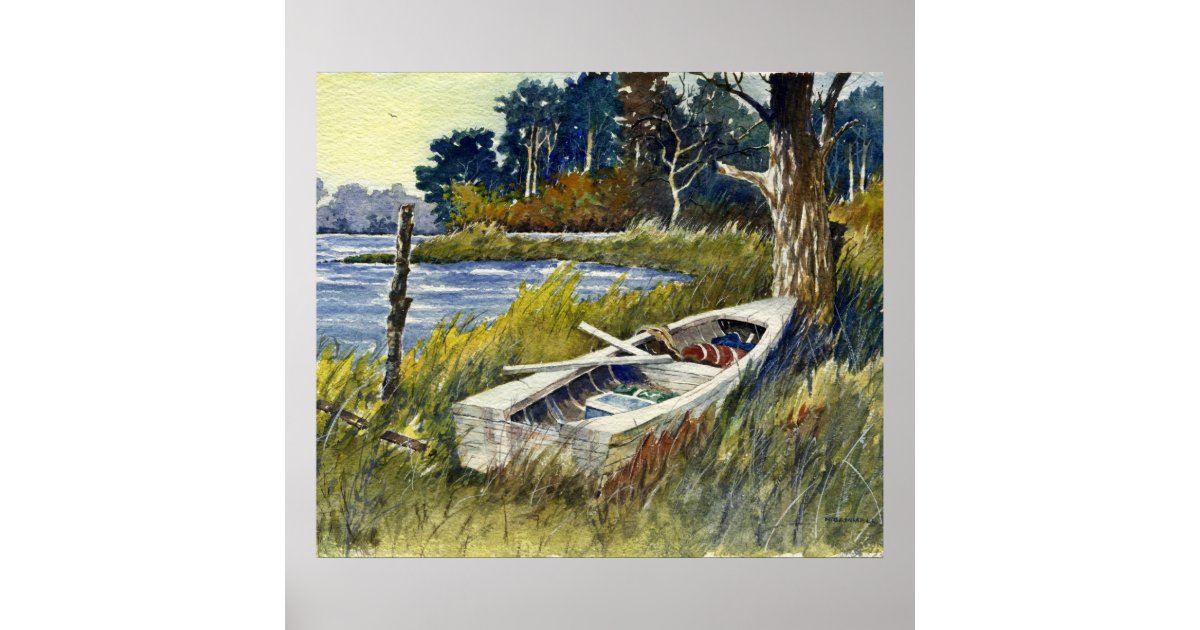 abandoned rowboat- poster zazzle.com