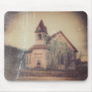Abandoned Rural Church Mouse Pad