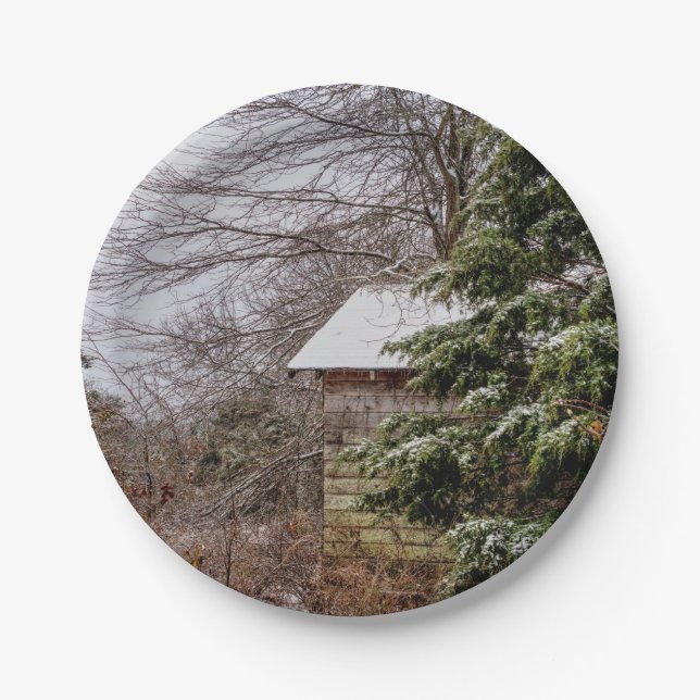 Abandoned Shed Paper Plates (Front)