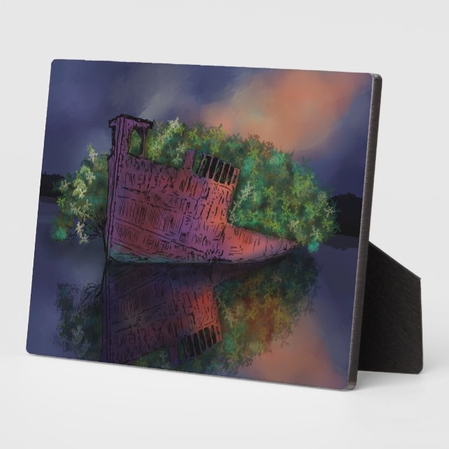 Abandoned SS Ayrfield Plaque (Side)