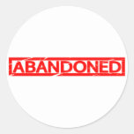 Abandoned Stamp Classic Round Sticker