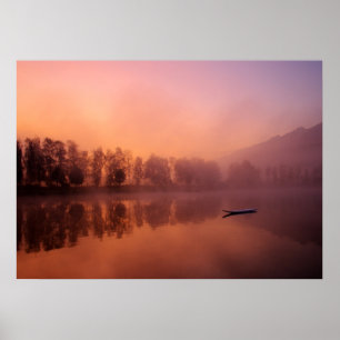 Abandoned Surfboard Poster