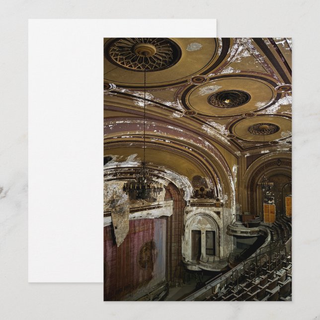 Abandoned Theater Holiday Card (Front/Back)