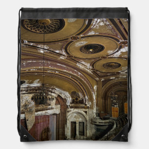 Abandoned Theatre Drawstring Bag