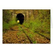 Abandoned train tunnel cards (Front Horizontal)