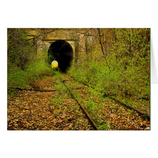Abandoned train tunnel cards (Front Horizontal)