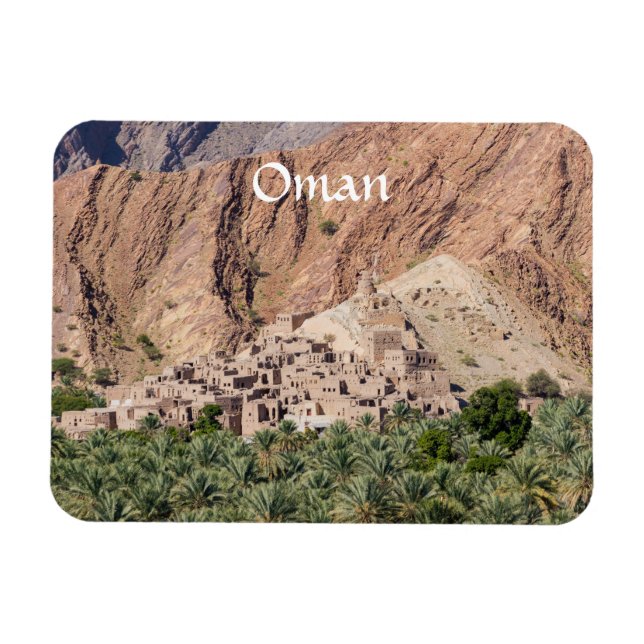 Abandoned Village Birkat-Al-Mouz - Oman Magnet (Horizontal)