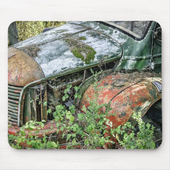 Abandoned Vintage Truck Mouse Pad (Front)