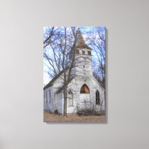 Abandoned White Country Church