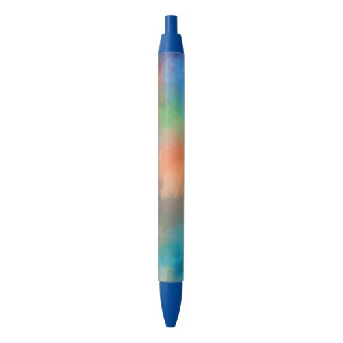 Abatract Art Colorful Modern Trendy Template Blue Ink Pen
