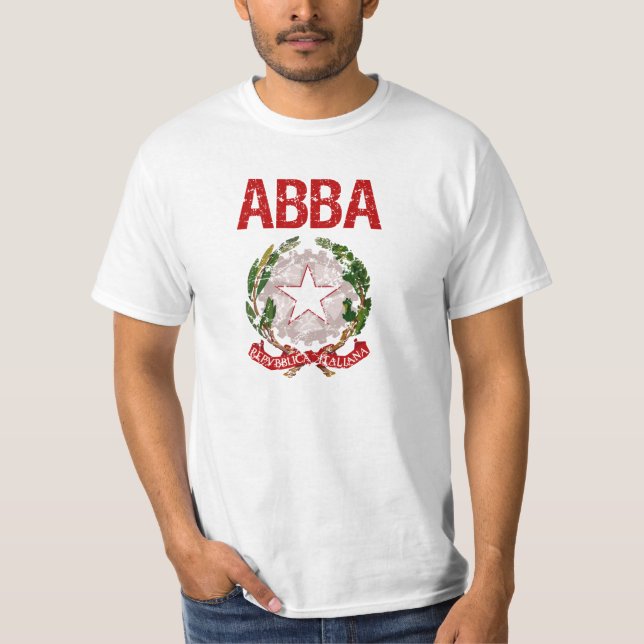 Abba Italian Surname T-Shirt (Front)