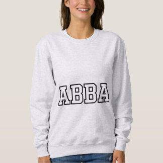Abba Name Typography Design Sweatshirt