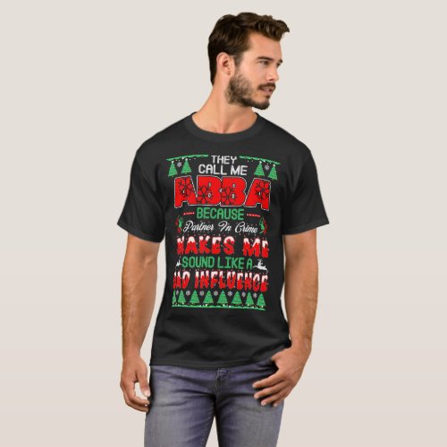 Abba Partner In Crime Christmas Ugly Sweater