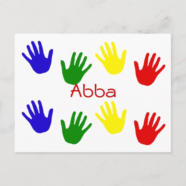 Abba Postcard (Front)