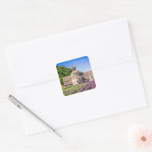 Abbaye de Sénanque in Provence Square Sticker