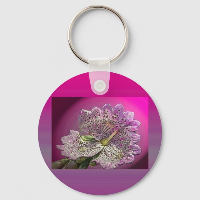 Abberant Foxglove Keychain (Front)