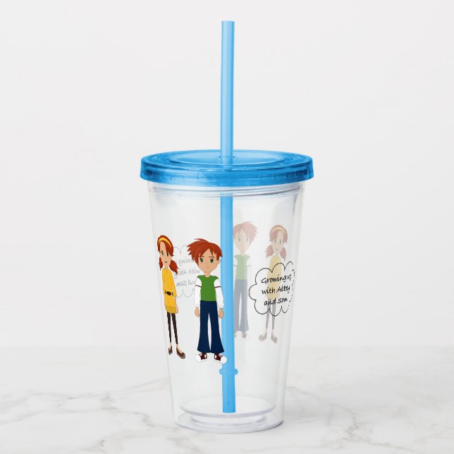 Abbey and Sam Acrylic Tumbler (Front)