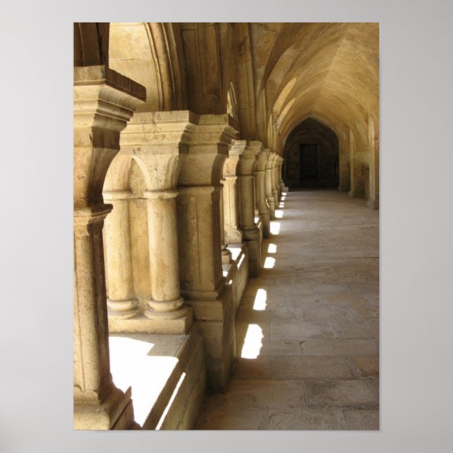 Abbey at Fontaine Poster (Front)