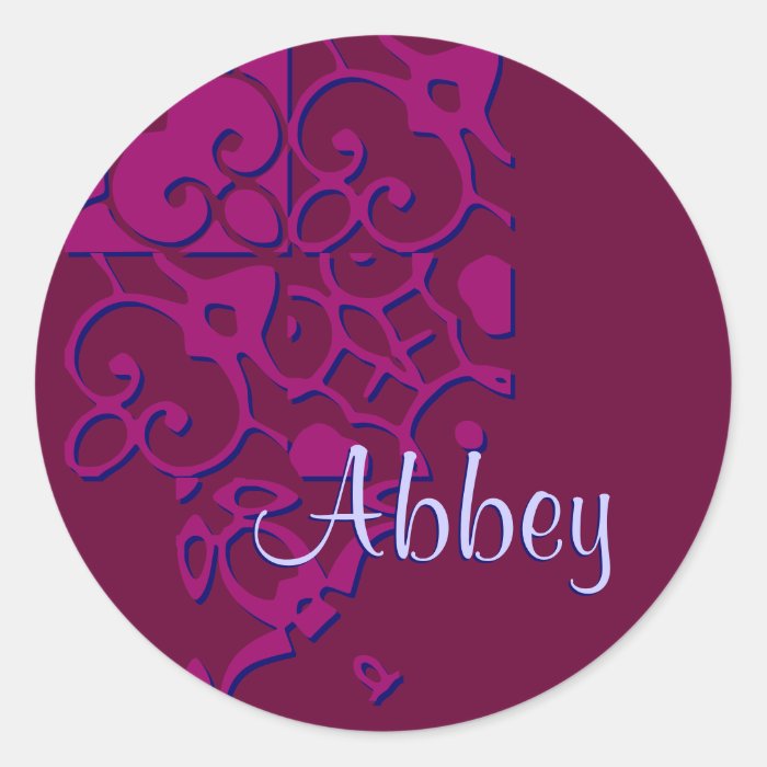 Abbey Designer Name II Sticker