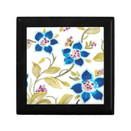 Abbey Floral Tiles - Blue Blooms Gift Box